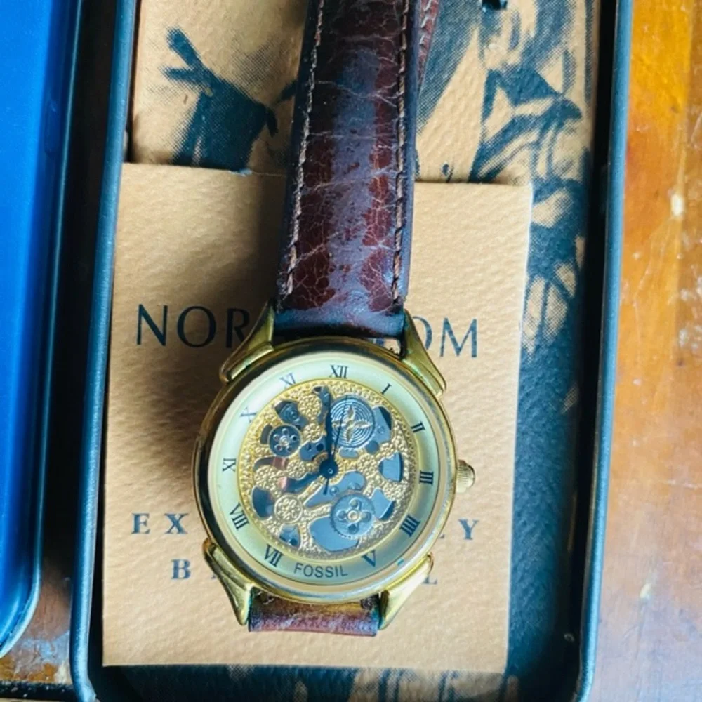 1995 SKELETON FOSSIL WATCH SK-5139